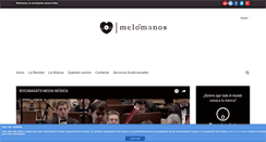 Desktop Screenshot of melomanos.com